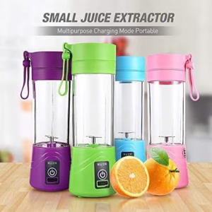 6 Blade Portable Small Juice Extractor Mix Colour