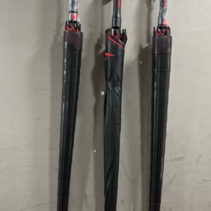 Big Size Umbrella with Waterproof Sleeve Covers Folded