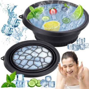 Collapsible Silicone Face Wash Basin Bowl