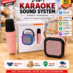 K12 2-in-1 Karaoke Speaker with Wireless Mic