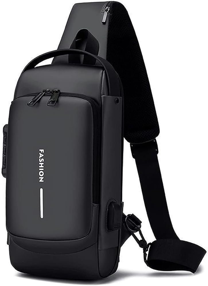Sling Side Bag Black Fashion