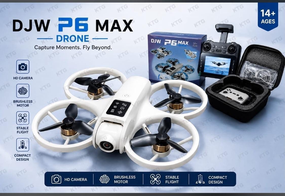 DJW P6 Max Mini Drone HD Camera Brushless Motor
