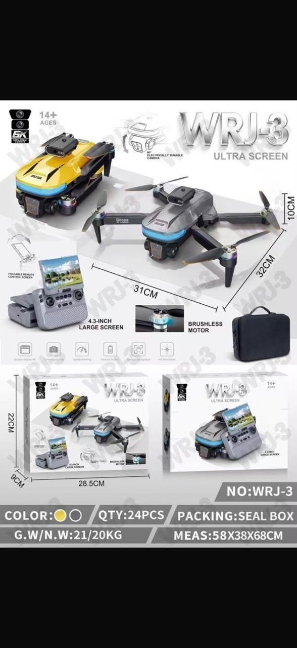 WRJ-3 Ultra Screen Drone Spec Sheet
